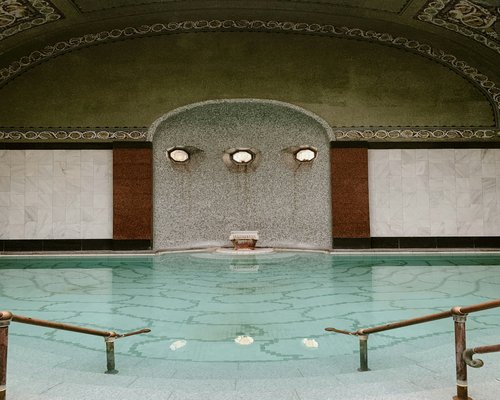 architectural details of a Hungarian bath